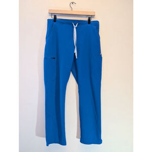 Women's FIGS Blue Straight Leg Scrub Pants